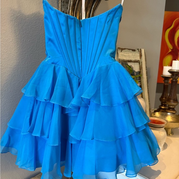 Sherri Hill Vibrant Blue Dress - Picture 3 of 7
